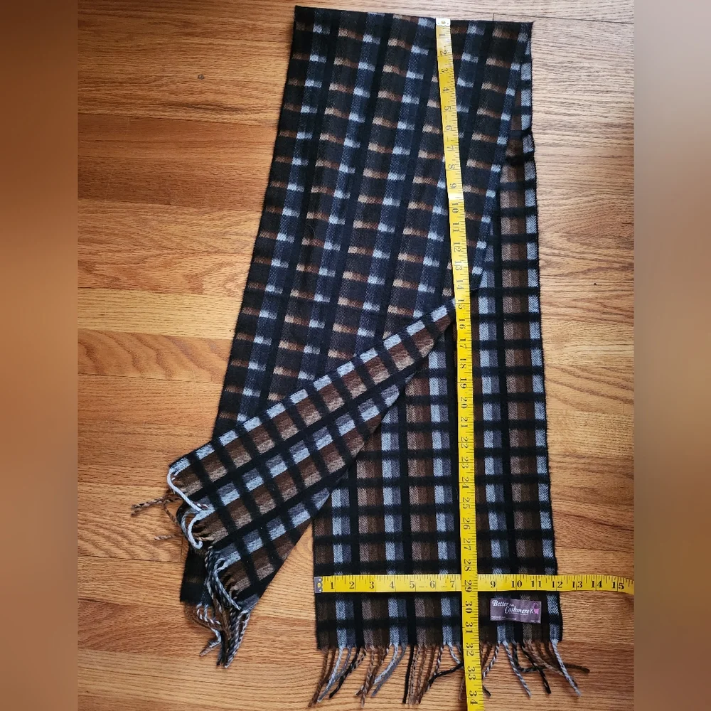 Better Than Cashmere Plaid Scarf Korea